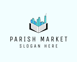 Stocks Market Book  logo design