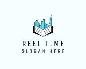 Stocks Market Book  logo design