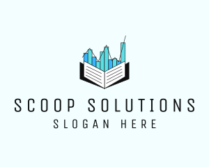 Stocks Market Book  logo design