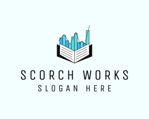 Stocks Market Book  logo design