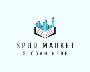 Stocks Market Book  logo design