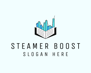 Stocks Market Book  logo design