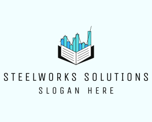 Stocks Market Book  logo design