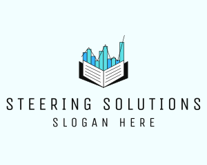 Stocks Market Book  logo design