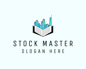 Stocks Market Book  logo design