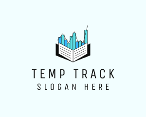 Stocks Market Book  logo design