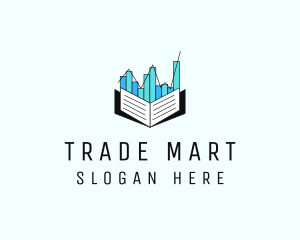 Stocks Market Book  logo design