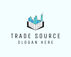 Stocks Market Book  logo design