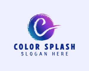 Print Splatter Gradient logo