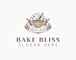 Baking Whisk Bowl logo design