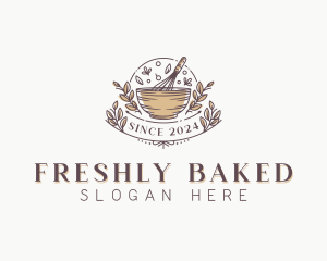 Baking Whisk Bowl logo design