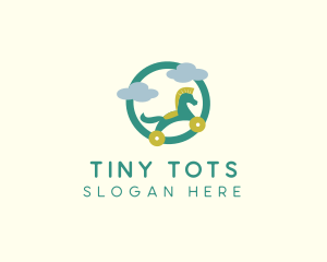 Toy Horse Toddler  logo design