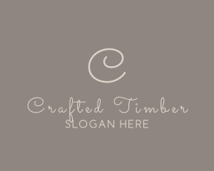 Beauty Cursive Boutique logo design