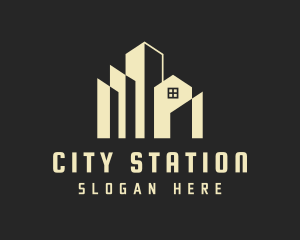 City Building Skyline logo design