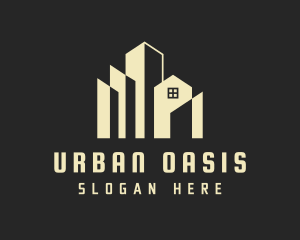 City Building Skyline logo design