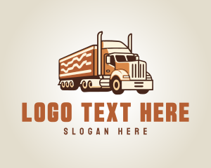 Brown Logistics Truck logo