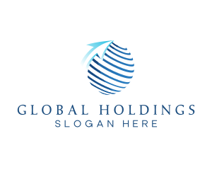 Global Courier Company logo design