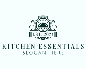 Kitchen Restaurant Cutlery logo design