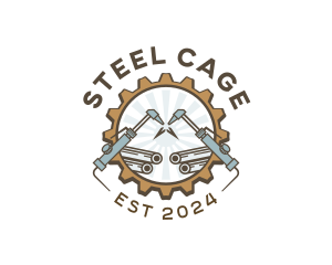 Steel Welding Ironworks logo design