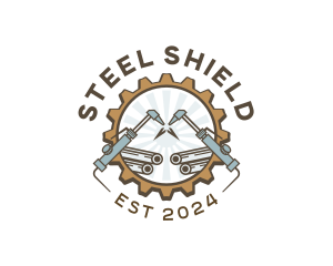 Steel Welding Ironworks logo design