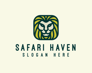 Wild Lion Safari logo design