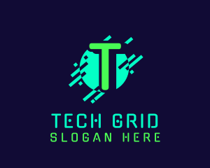 Neon Network Tech logo design