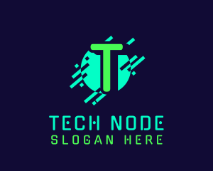 Neon Network Tech logo design