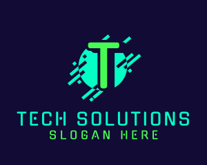 Neon Network Tech logo design