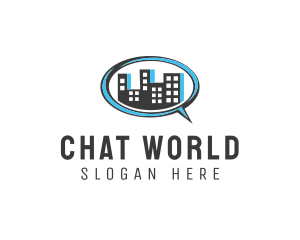 Urban City Chat logo design