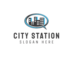 Urban City Chat logo design