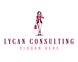 Stylish Fashion Woman logo design