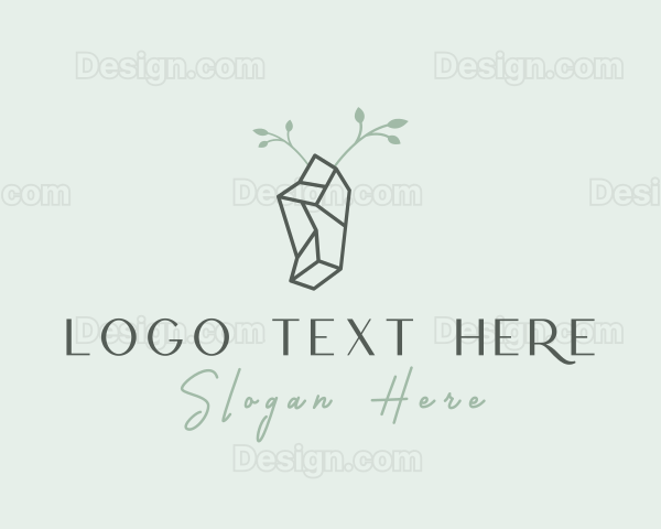 Gem Crystal Stone Logo