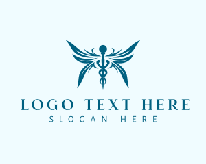 Medical - Medical Wing Caduceus logo design