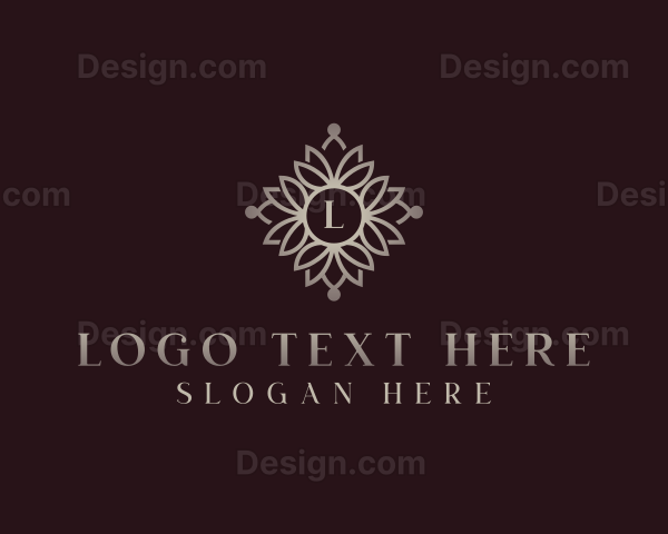 Luxury Floral Salon Logo