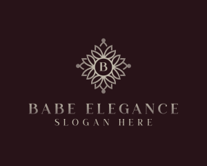 Luxury Floral Salon logo design