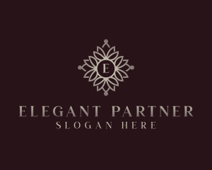 Luxury Floral Salon logo design