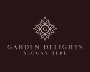 Luxury Floral Salon logo design