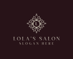 Luxury Floral Salon logo design