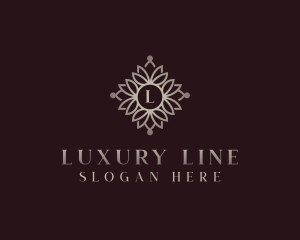 Luxury Floral Salon logo design