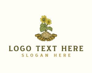 Organic Flower Garden logo