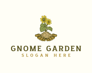 Organic Flower Garden logo design