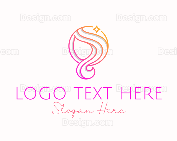 Beauty Hair Salon Logo