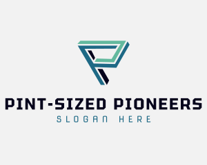 Modern Geometric Software logo design