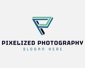 Modern Geometric Software logo design