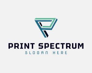 Modern Geometric Software logo design