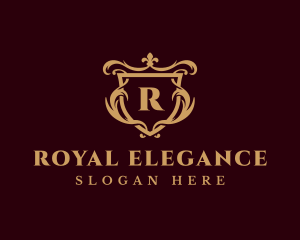 Elegant Royal Shield logo design