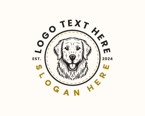 Golden Retriever Dog logo