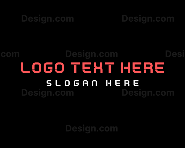 Modern Stencil Tech Logo