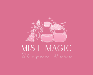 Massage Oil Candle logo design