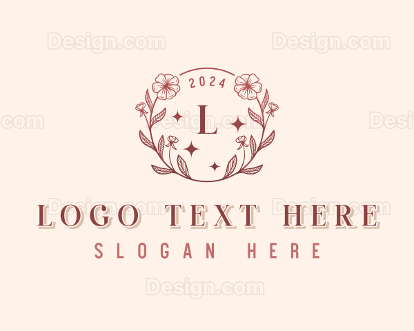 Elegant Floral Boutique Logo